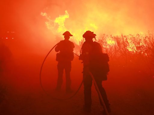 San Diego County fire crews deployed to fight SoCal's 15,000-acre Post Fire, others