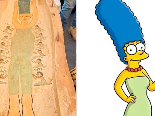Arqueólogos descubren a querido personaje de Los Simpson en milenario ataúd egipcio