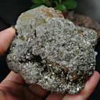 [友克鑫礦業]ca09約重538.5g-閃亮亮黃鐵礦 原礦 祕魯產 愚人金 Pyrite 原石