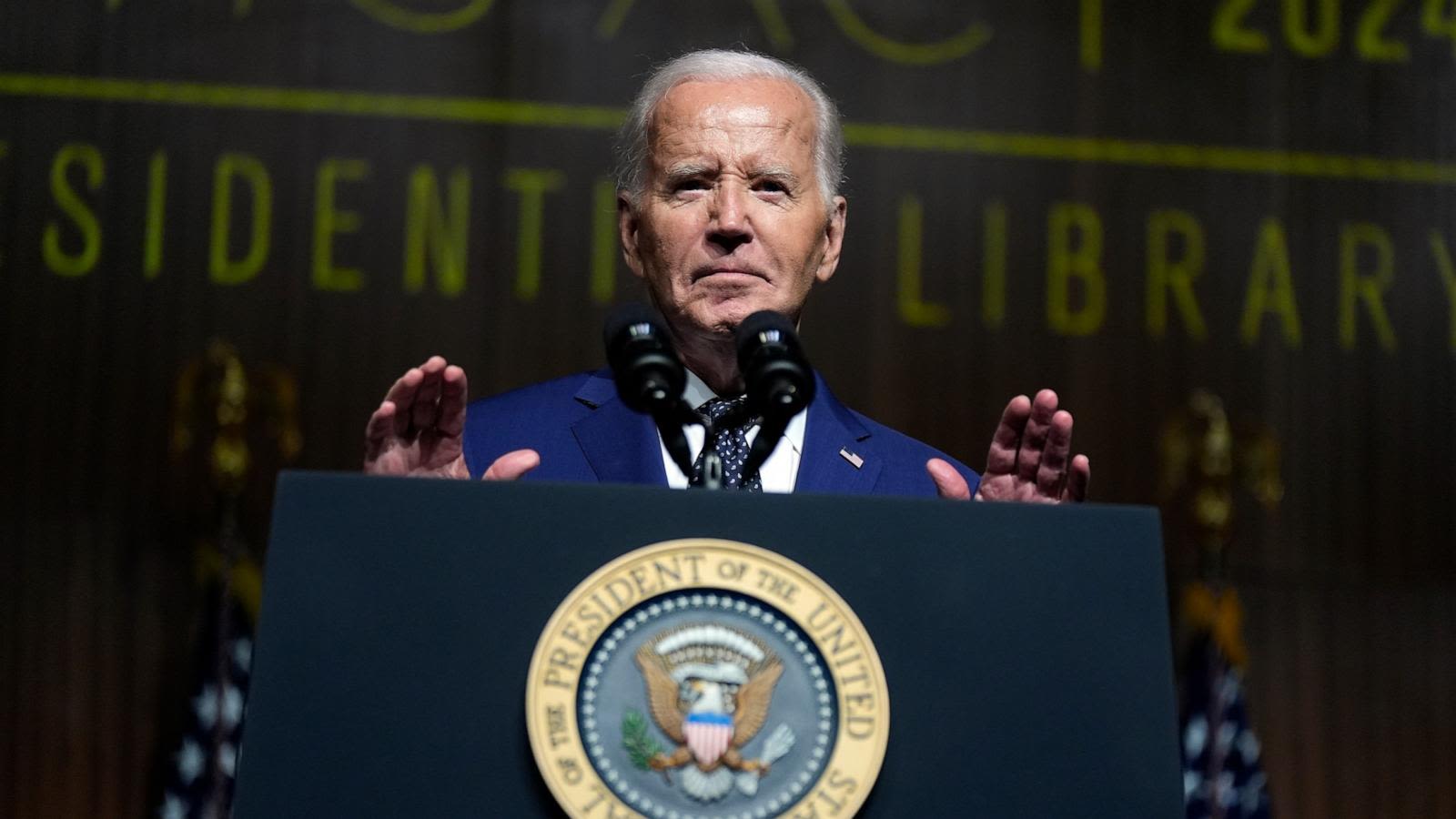 Biden speaks on civil rights, Supreme Court proposals at LBJ Presidential Library