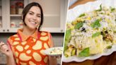 Elena Besser makes sweet corn mac and cheese and zucchini pasta