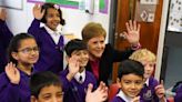 Sturgeon visit school reports online racist abuse of pupils to police