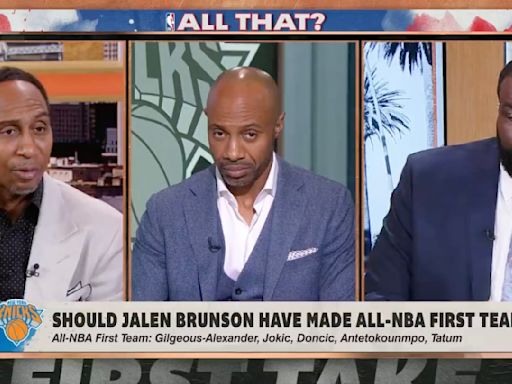 Stephen A. Smith Disagrees With His Own All-NBA Vote For Jalen Brunson