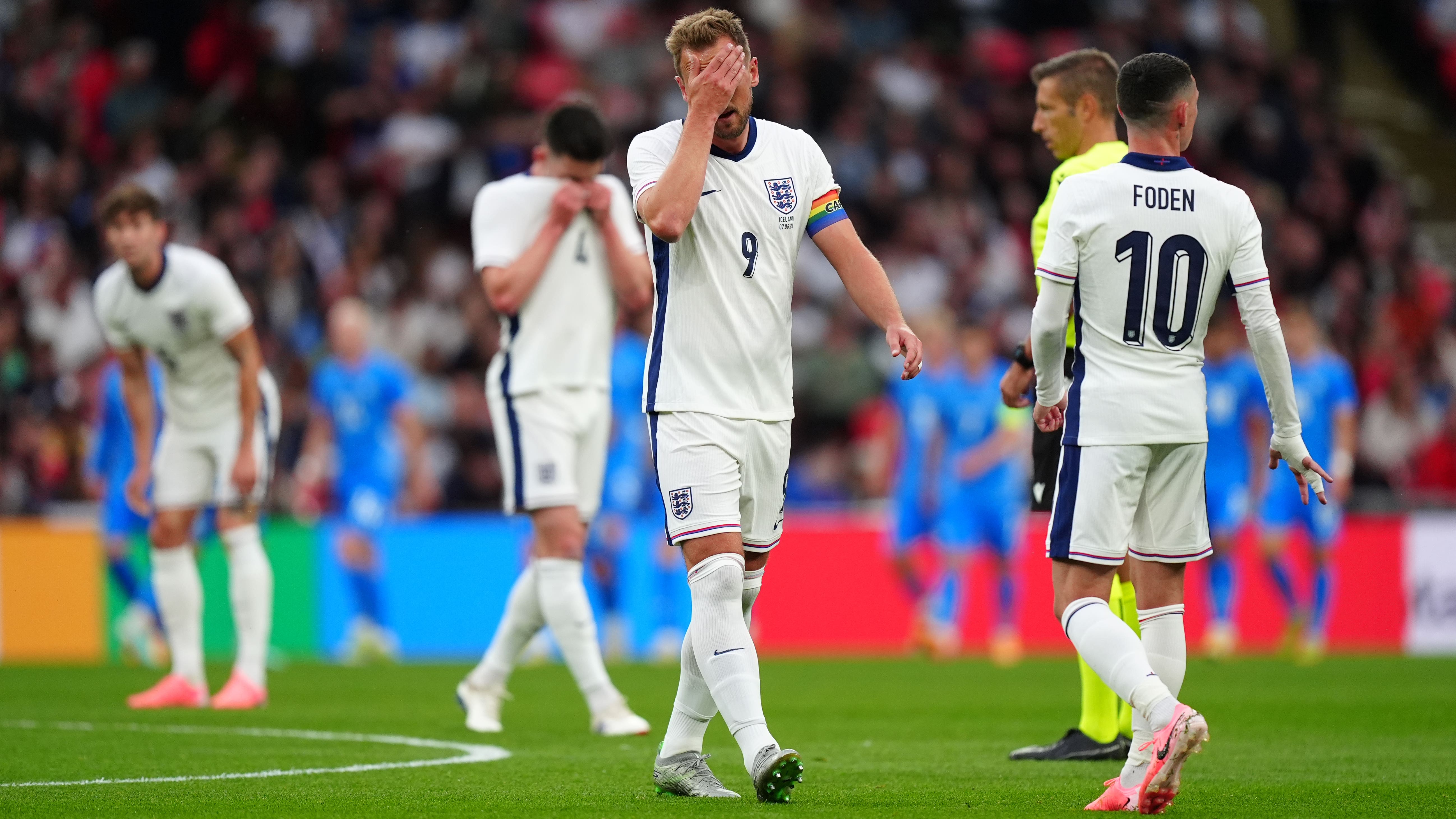 England freeze during shock defeat to Iceland in final friendly before Euro 2024