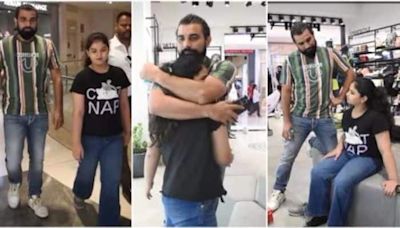 Mohammed Shami’s Heartfelt Reunion With Daughter; A Touching Father-Daughter Day Out, Video Goes Viral - Watch