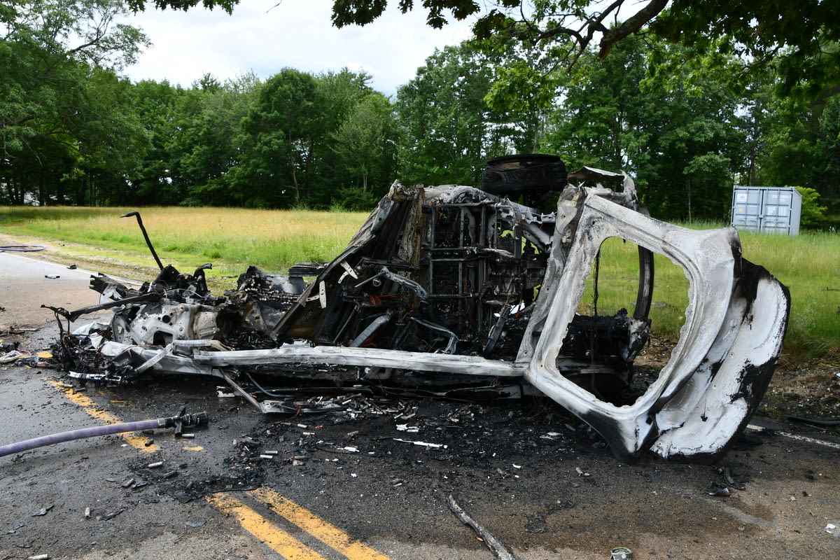 Maine man dies after Tesla hits tree and catches fire