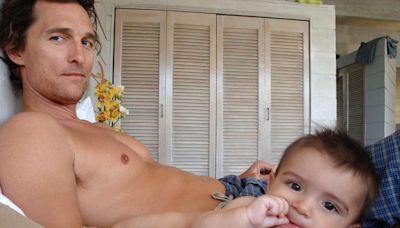 Matthew McConaughey Celebrated by Son Levi in Cute Baby Throwback Pic: ‘Still Hanging with Dad’