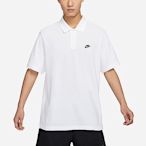 Nike AS M NK CLUB SS POLO PIQUE [FN3895-100] 男 POLO衫 短袖上衣 白
