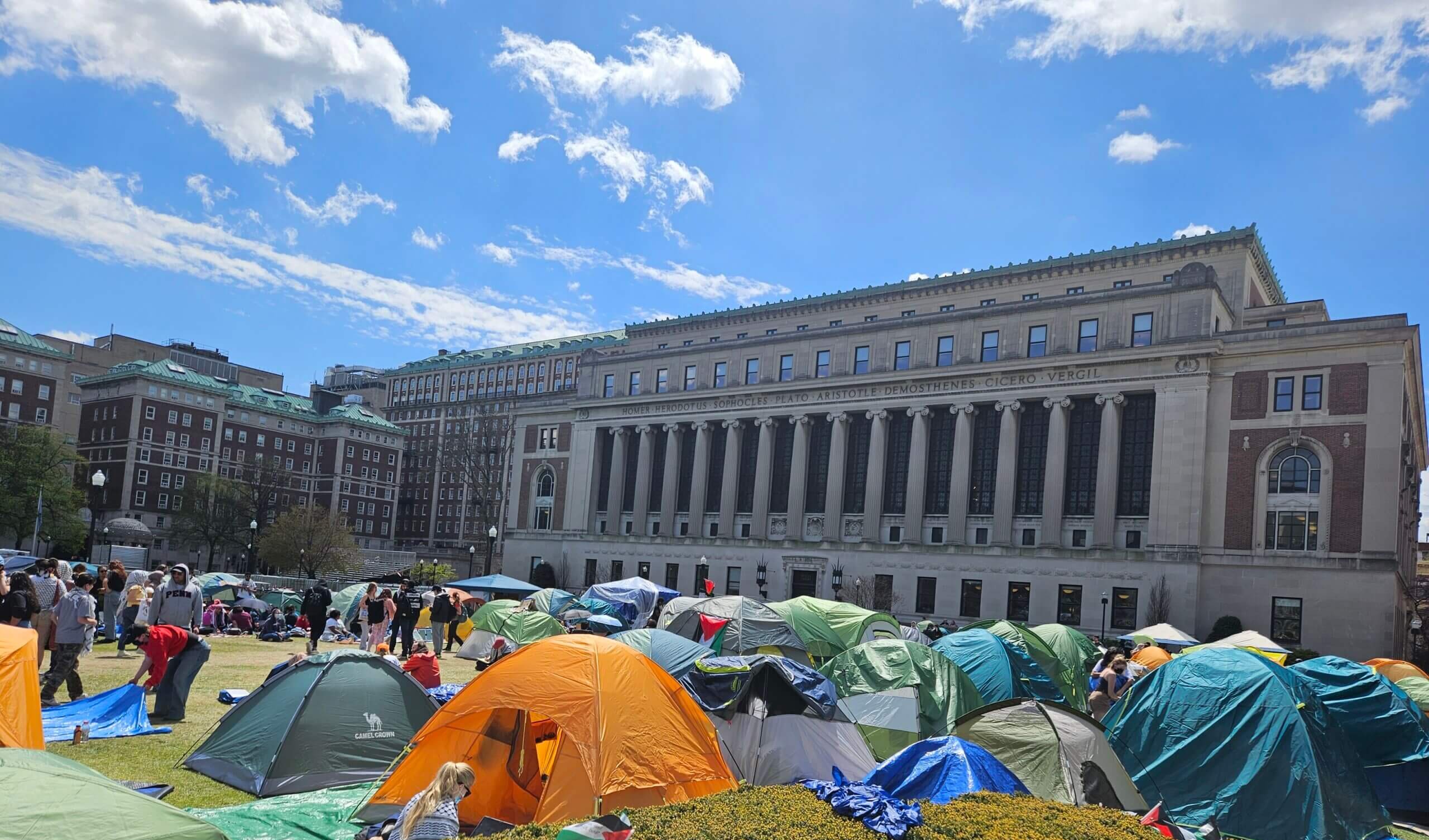 The great tent conspiracy theory: Are ‘outside agitators’ supplying protesters’ tents?