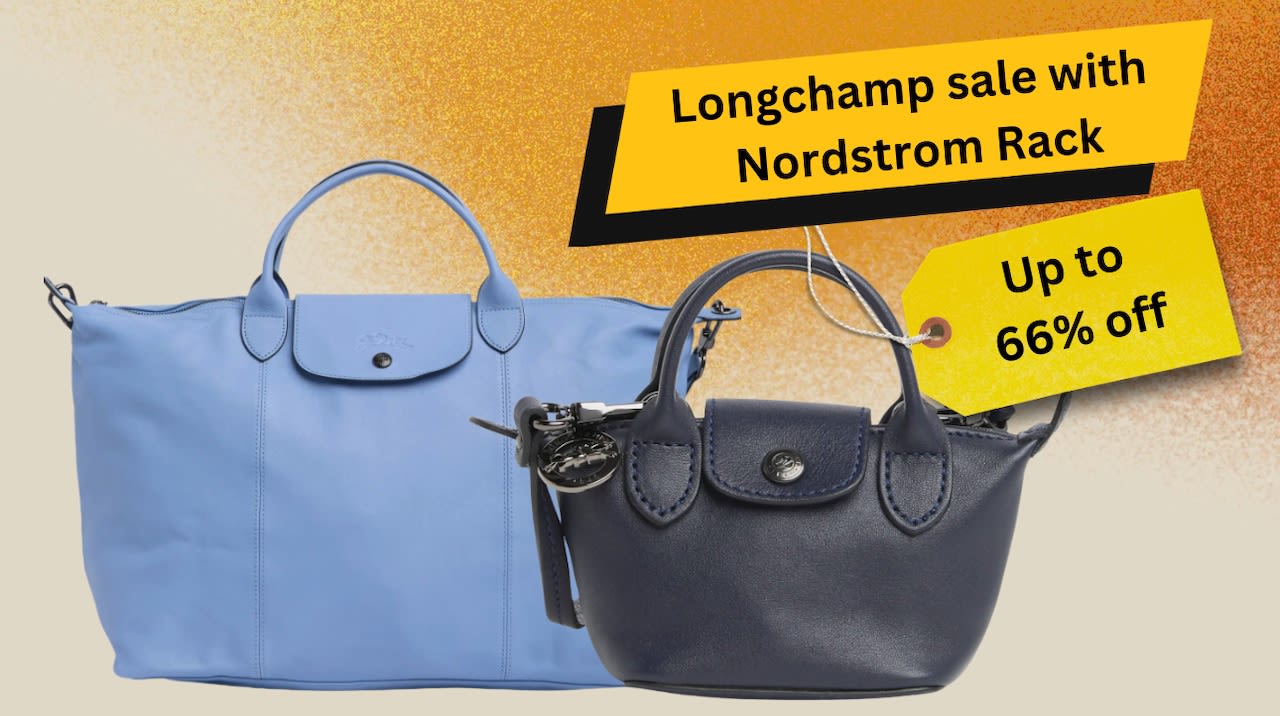 Nordstrom Rack is still having a huge sale on Longchamp bags, get up to 66% off