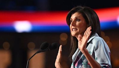Nikki Haley Pitches Trump to Reaganites