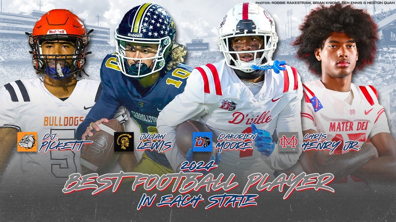 Best high school football player in each state heading into 2024 season