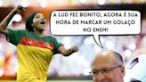 Alckmin cita gol de Ludmilla em Futebol Solidário para alertar sobre prazo do Enem