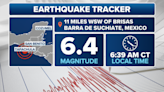Magnitude 6.4 earthquake strikes near Mexico-Guatemala border on Sunday
