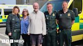 Man reunites with paramedic after parkrun collapse