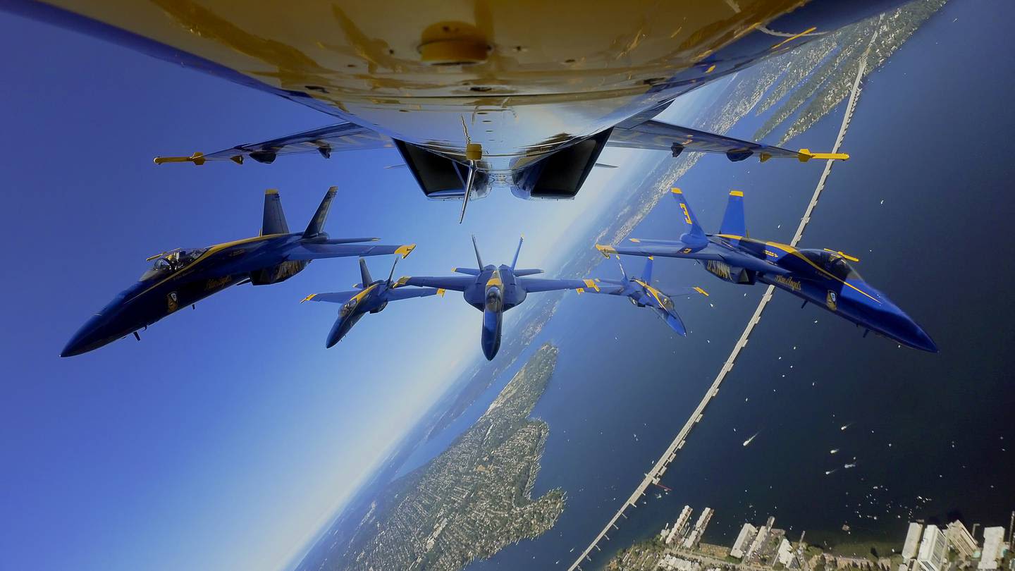 ‘The Blue Angels,’ filmed for IMAX, puts viewers in the ‘box’ with the elite flying squad