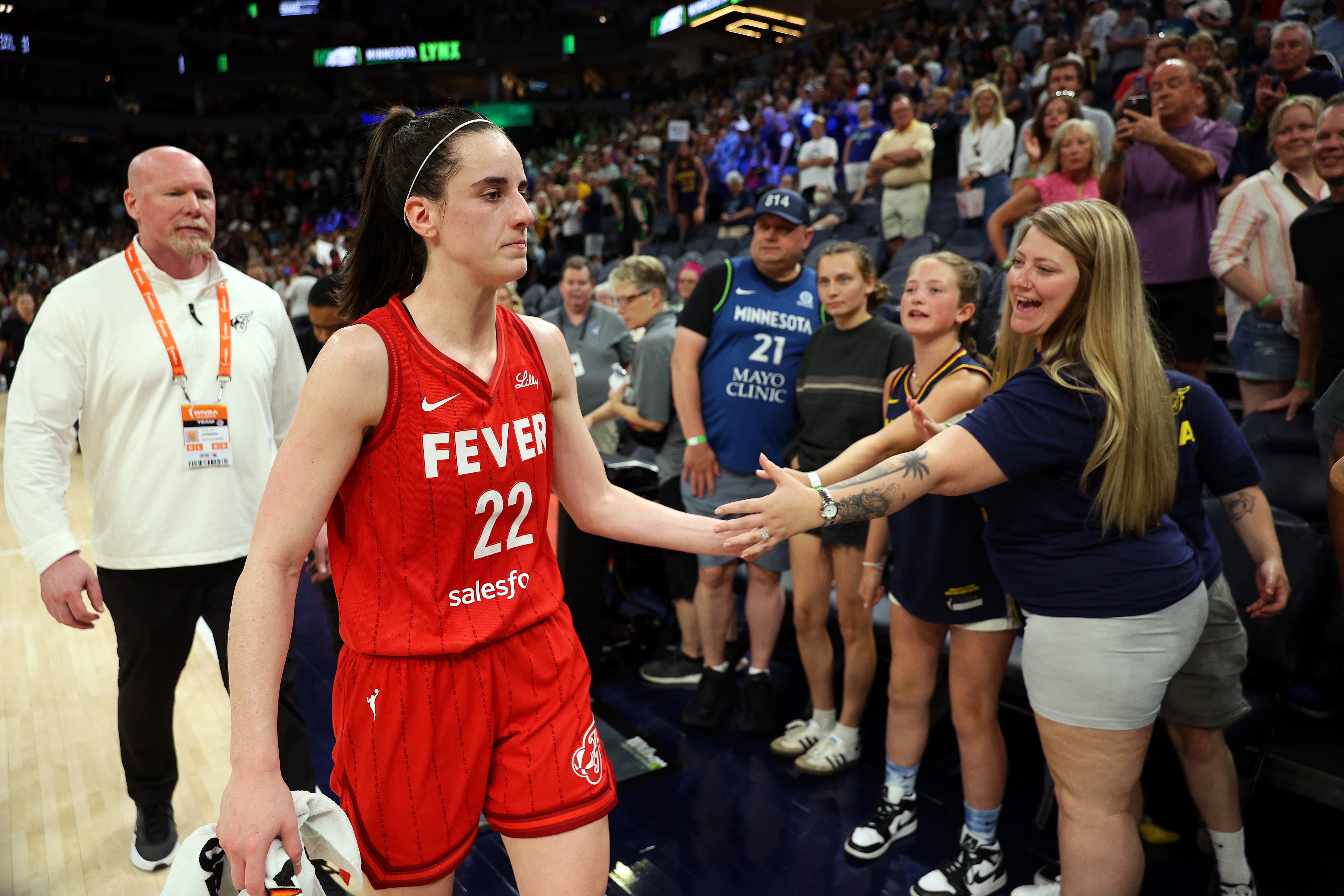 Fever upend 1st-place Lynx in Minnesota as fans show out to cheer on Caitlin Clark
