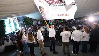 Previo al cierre de campaña, Armenta se reunió con más de 25 mil poblanas y poblanos