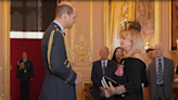 Bonnie Tyler presented with MBE by Prince William at Windsor Castle