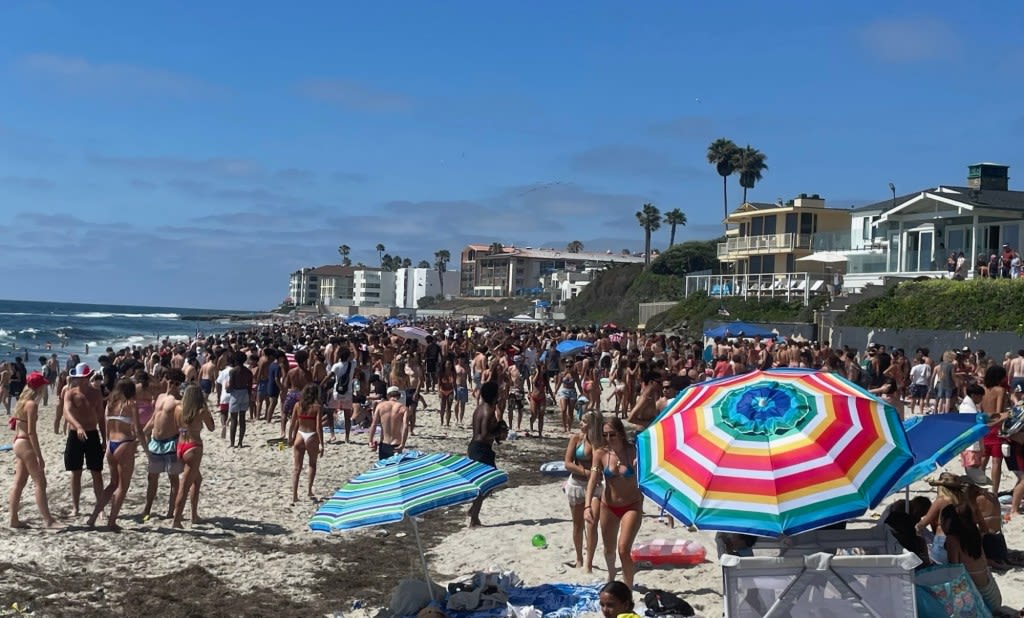 Fourth of July brings ‘pretty extreme’ crowds to La Jolla beaches