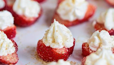Martha Stewart's No-Bake Strawberry Cheesecake Bites Are the Sweetest Way To Beat the Heat