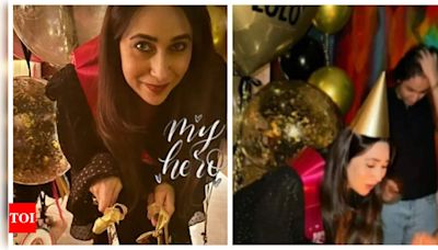 ...an inside picture from Karisma Kapoor’s 50th birthday celebration; BFF Malaika Arora's son Arhaan Khan has all our attention | - Times of India