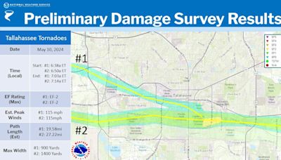 Point of convergence: Tracking the Tallahassee tornadoes' havoc in maps, words and photos