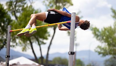 De Beque's Vines sets state meet record in 1A high jump, but wind prevents shot at national mark