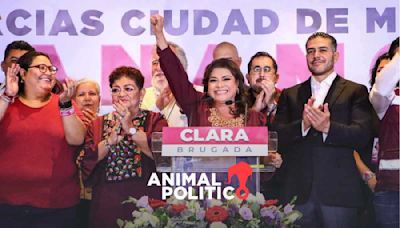 Clara Brugada es la virtual ganadora de la Ciudad de México, con al menos 10 puntos sobre Taboada, según el Conteo Rápido
