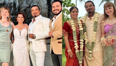 Varalaxmi Sarathkumar, husband Nicholai Sachdev look regal in unseen photos from dreamy wedding ceremony