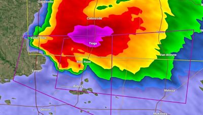 Confirmed tornado moving east out of north Denton County