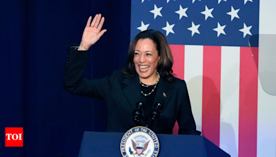 Kamala Harris says she will 'earn and win' Democratic nomination for US President and beat Donald Trump - Times of India