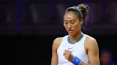 Zheng eases past Cîrstea in Stuttgart opener after long trip from China. Mertens to play Swiatek