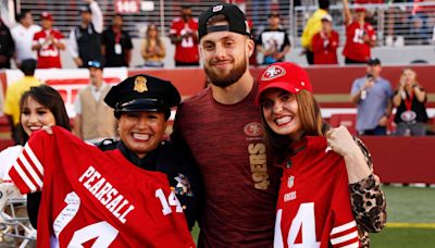 Ricky Pearsall Emotionally Hugs the First Responders Who Saved His Life at 49ers' Home Opener