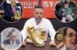 $45K golden high-tops: Donald Trump merch is a hit with collectors