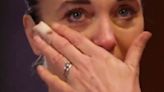 Watch as Amanda Abbington breaks down in tears over 'brutal' Strictly nightmare