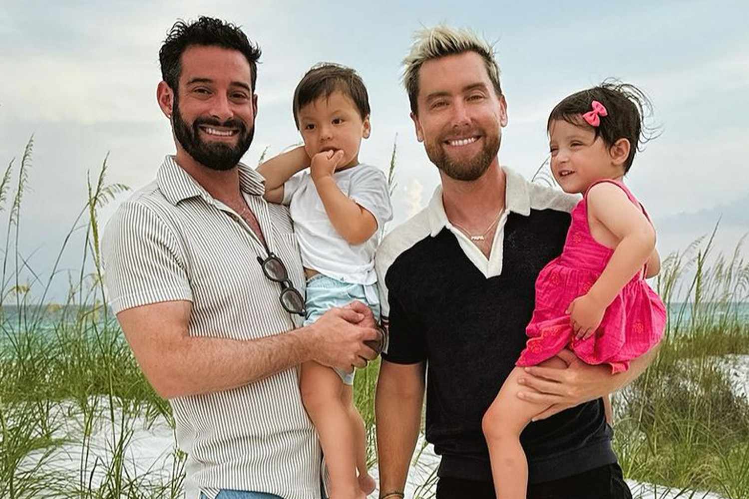 Lance Bass Shares Summery Snaps with His Husband and Kids in Florida: ‘Our Job Is Beach’