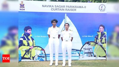 Two women naval officers to embark on grueling round-the-world sailing expedition next week | India News - Times of India