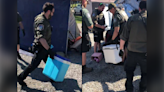 Coolers seized from Vancouver encampment during heat wave