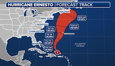 Hurricane Ernesto path: Live tracker, NYC impacts and more