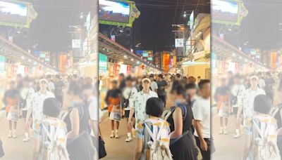 陳漢典逛逢甲夜市沒人認出 幽默自嘲：我很會偽裝吧