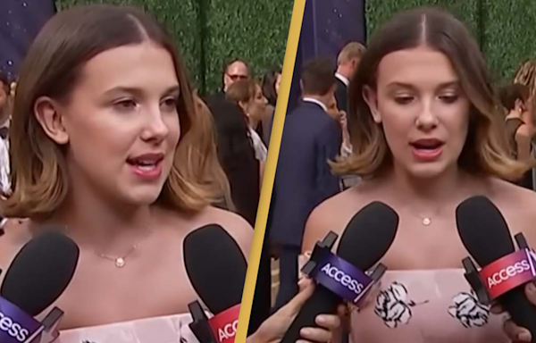 People cringing at resurfaced clip of 14-year-old Millie Bobby Brown revealing how Drake helps her with boys