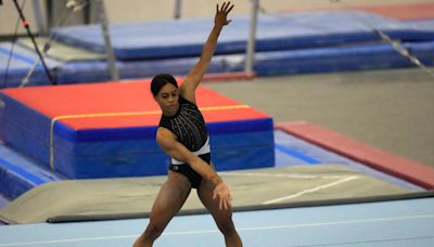 Virginia Beach's Gabby Douglas, 2012 Olympic champion, competes for the first time in 8 years