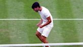 Wimbledon PIX: Alcaraz repels Humbert assault to reach quarters