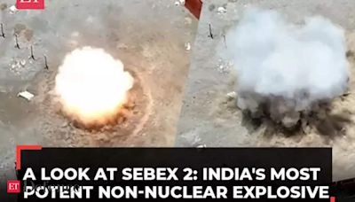 SEBEX 2: India gets one of the most powerful non-nuclear bombs that's two times more lethal than TNT