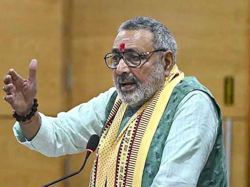 Union minister Giriraj Singh again: ‘Muslims should have been sent to Pakistan in 1947’