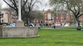 Brown students start encampment on campus to protest violence in Gaza