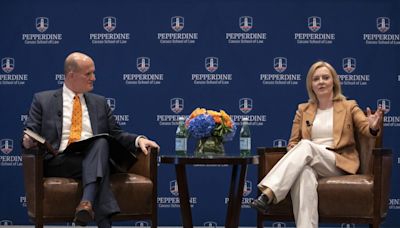 Former UK Prime Minister Liz Truss speaks at Pepperdine • The Malibu Times