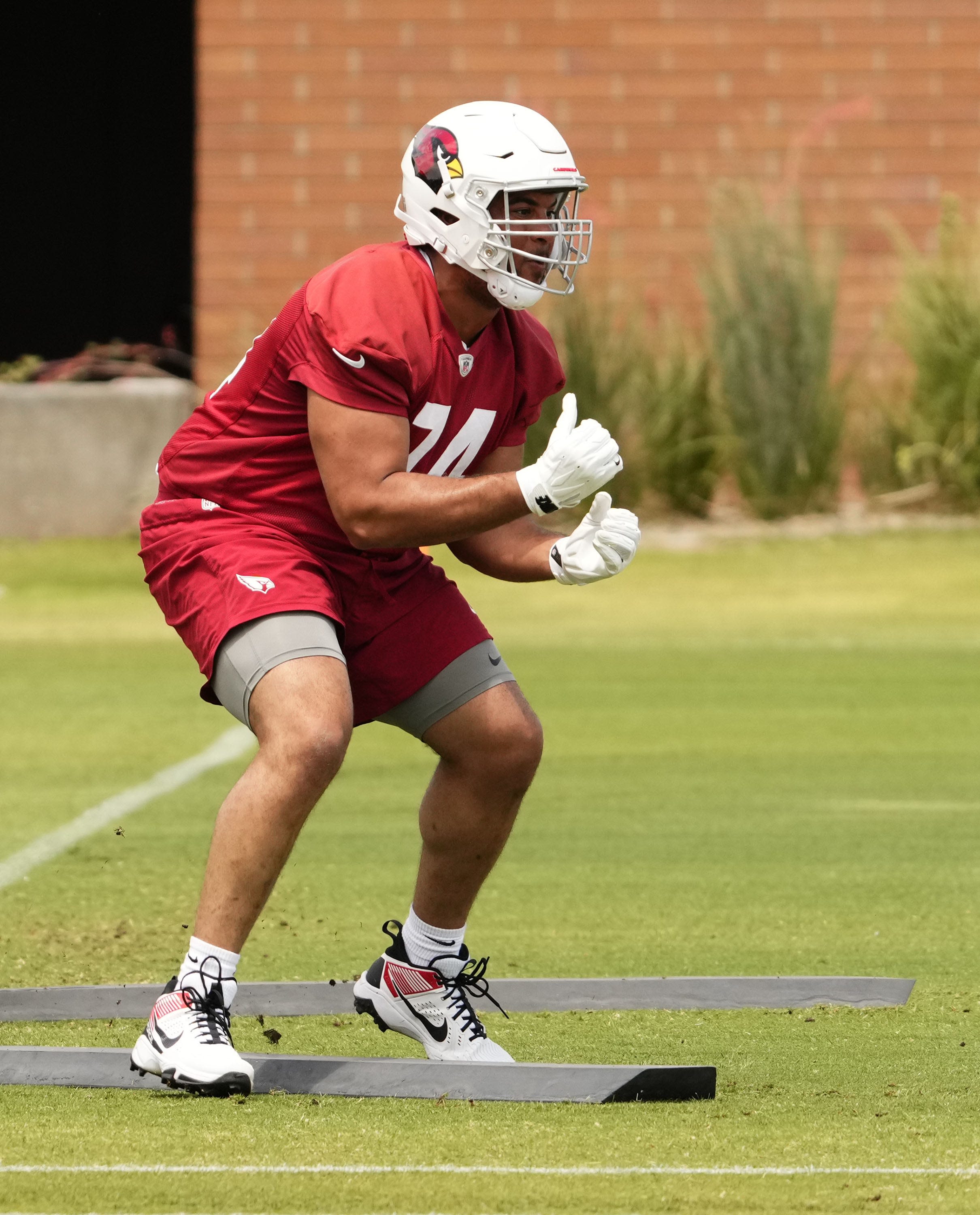 Just like his college teammate, the Arizona Cardinals drafted a mauler in Isaiah Adams