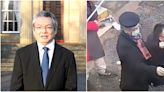 China's chief UK diplomat in Manchester involved in assault of Hong Kong protester at consulate